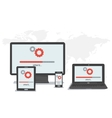 concepts - update on different devices vector image