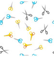 scissors school stationery seamless vector image