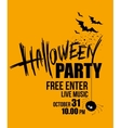 halloween party happy holiday vector image vector image
