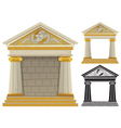 greek temple vector image
