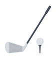 golf icon vector image