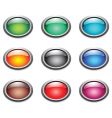 oval buttons vector image