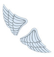wings icon cartoon style vector image