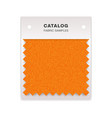 fabric swatch textile catalog vector image