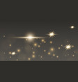golden sparks glitter light effect ssparkles vector image