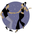 west coast swing vector image vector image