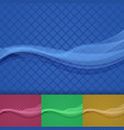 abstract background with waves vector image vector image