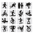extreme sports icon vector image