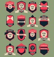 vintage logo set vector image vector image