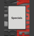 black friday sale banner for social media stories vector image