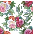 watercolor seamless pattern with roses background vector image