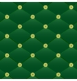 vintage green leather pattern vector image