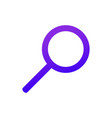 web icon magnifier purple gradient search sign vector image
