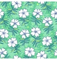 beautiful flowers seamless pattern vector image