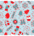 christmas pattern vector image vector image