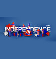 independence day background with special objects vector image vector image