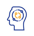 decision making critical thinking psychology vector image