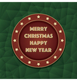 christmas decoration vector image vector image