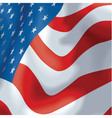 american flag vector image