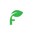 f letter logo vector image