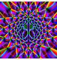 unknown vivid intersecting shapes vector image