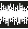 seamless abstract background black and white vector image vector image