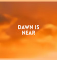 square blurred background - sunset colors vector image