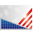 american flag background frame vector image