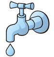 dripping tap vector image
