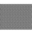 seamless hexagon pattern vector image vector image