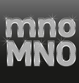diamond bold letters 05 vector image