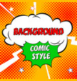 set comic speech bubbles or comics retro pop vector image vector image