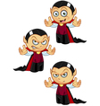 dracula confused vector image
