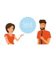 man and woman vector image vector image