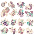 mehndi design patterns vector image