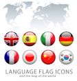 language flag icons vector image