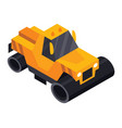 isometric road construction scene element vector image