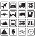 transport icon vector image
