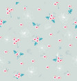 beautiful seamless fashion pattern with daisy vector image vector image
