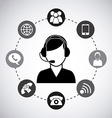 call center vector image