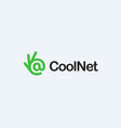mail icon ok symbol okay logo mailbox vector image