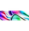 abstract background flowing liquid style vector image