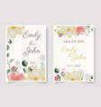 watercolor hand drawn colorful spring flower vector image
