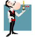 waiter vector image