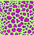 leopard green seamless print vector image