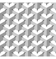 seamless geometric pattern grayscale background vector image