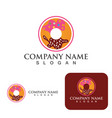 donuts logo and symbol eps vector image