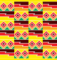 tribal seamless textile pattern - kente vector image