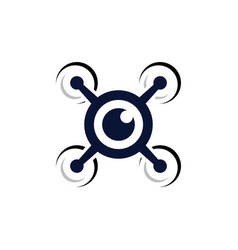 drone icon design vector image vector image