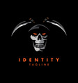 skull reaper vector image vector image